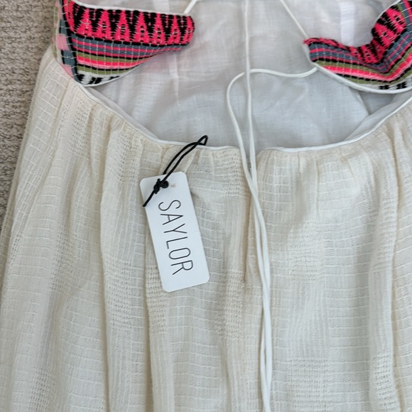 Saylor Summer Boho Print Open Back Tie Maxi - Picture 6 of 6